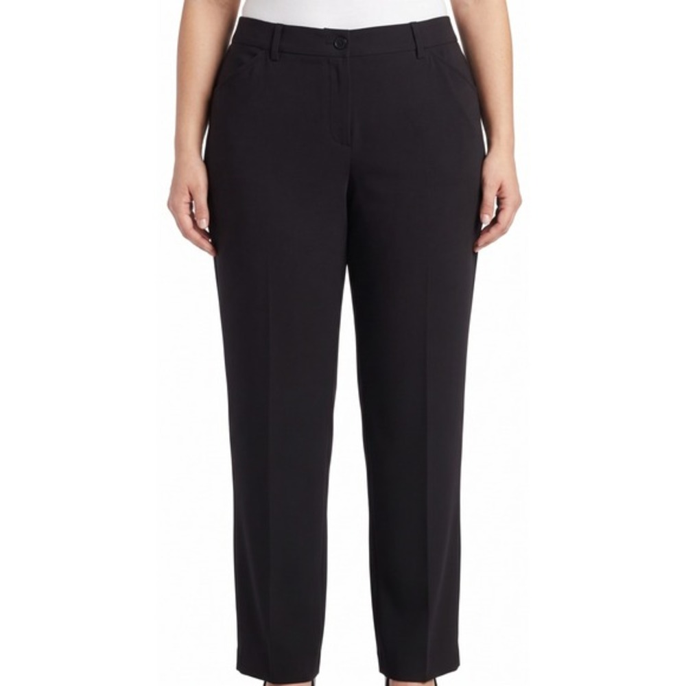 Karen Kane Essentials Black Straight Leg Dress Pants Womens Size 16 Professional